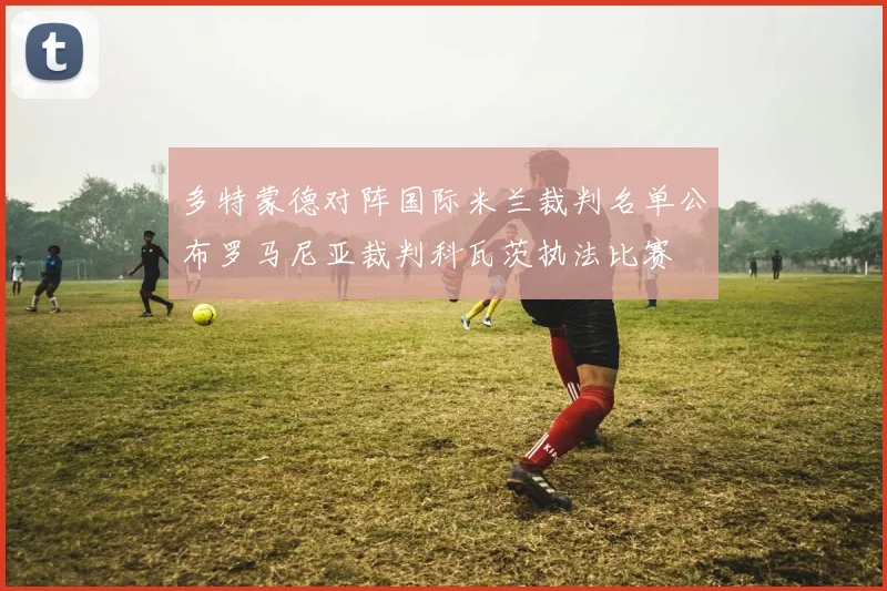 多特蒙德对阵国际米兰裁判名单公布罗马尼亚裁判科瓦茨执法比赛